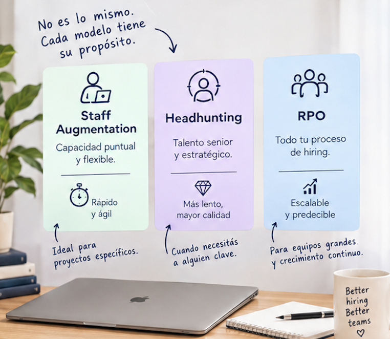 Staff Augmentation, Headhunting, RPO: What’s the Difference and When Should You Use Each?