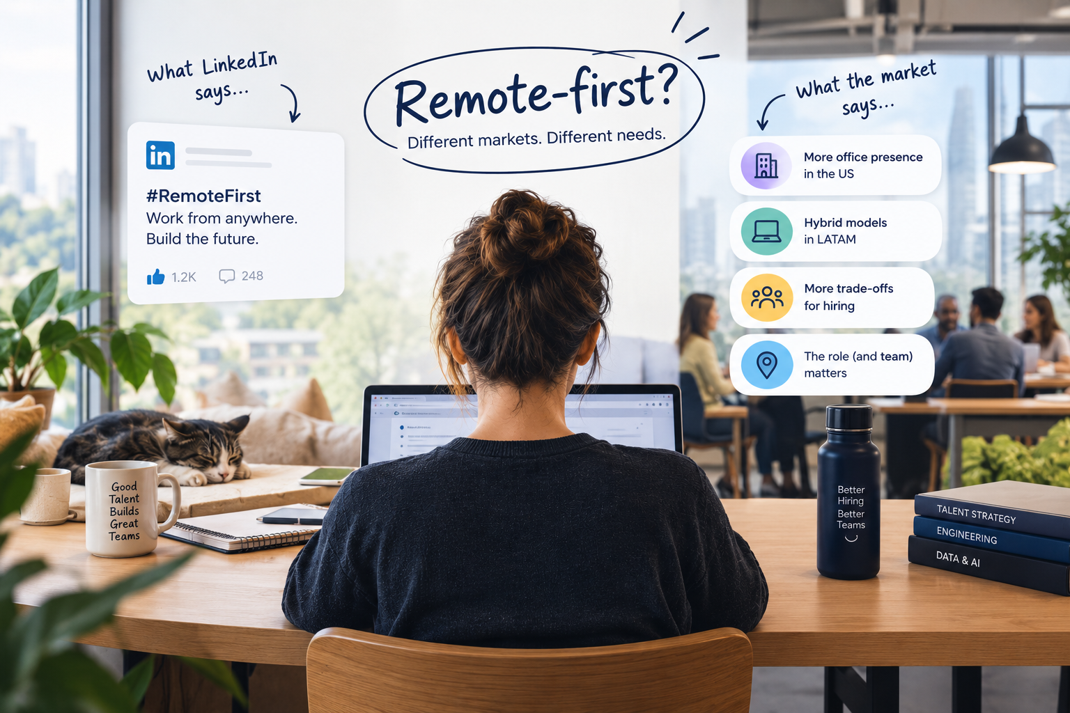 The Myth of Remote-First in Tech: What LinkedIn Says vs. What the Market Says