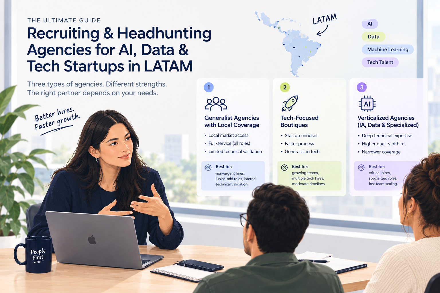 The Ultimate Guide to Recruiting & Headhunting Agencies for AI, Data & Tech Startups in LATAM